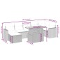 vidaXL 8-tlg. Garten-Sofagarnitur mit Kissen Schwarz Poly Rattan vidaXL 8-tlg. Garten-Sofagarnitur mit Kissen Schwarz Poly Rattan