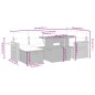 vidaXL 7-tlg. Garten-Sofagarnitur mit Kissen Schwarz Poly Rattan vidaXL 7-tlg. Garten-Sofagarnitur mit Kissen Schwarz Poly Rattan