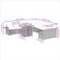 vidaXL 11-tlg. Garten-Sofagarnitur mit Kissen Schwarz Poly Rattan vidaXL 11-tlg. Garten-Sofagarnitur mit Kissen Schwarz Poly Rattan