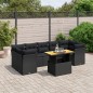 vidaXL 8-tlg. Garten-Sofagarnitur mit Kissen Schwarz Poly Rattan vidaXL 8-tlg. Garten-Sofagarnitur mit Kissen Schwarz Poly Rattan