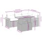 vidaXL 5-tlg. Garten-Sofagarnitur mit Kissen Schwarz Poly Rattan vidaXL 5-tlg. Garten-Sofagarnitur mit Kissen Schwarz Poly Rattan