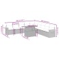 vidaXL 11-tlg. Garten-Sofagarnitur mit Kissen Schwarz Poly Rattan vidaXL 11-tlg. Garten-Sofagarnitur mit Kissen Schwarz Poly Rattan