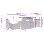 vidaXL 7-tlg. Garten-Sofagarnitur mit Kissen Schwarz Poly Rattan vidaXL 7-tlg. Garten-Sofagarnitur mit Kissen Schwarz Poly Rattan