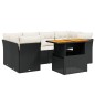 vidaXL 7-tlg. Garten-Sofagarnitur mit Kissen Schwarz Poly Rattan vidaXL 7-tlg. Garten-Sofagarnitur mit Kissen Schwarz Poly Rattan