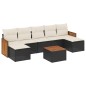 vidaXL 8-tlg. Garten-Sofagarnitur mit Kissen Schwarz Poly Rattan vidaXL 8-tlg. Garten-Sofagarnitur mit Kissen Schwarz Poly Rattan