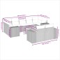 vidaXL 10-tlg. Garten-Sofagarnitur mit Kissen Schwarz Poly Rattan vidaXL 10-tlg. Garten-Sofagarnitur mit Kissen Schwarz Poly Rattan