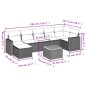 vidaXL 8-tlg. Garten-Sofagarnitur mit Kissen Beige Poly Rattan vidaXL 8-tlg. Garten-Sofagarnitur mit Kissen Beige Poly Rattan
