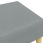 vidaXL Fußhocker Hellgrau 77x55x31 cm Stoff vidaXL Fußhocker Hellgrau 77x55x31 cm Stoff