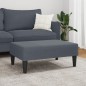 vidaXL Fußhocker Dunkelgrau 77x55x31 cm Samt vidaXL Fußhocker Dunkelgrau 77x55x31 cm Samt