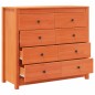 vidaXL Beistellschrank Wachsbraun 100x40x90 cm Massivholz Kiefer vidaXL Beistellschrank Wachsbraun 100x40x90 cm Massivholz Kiefer