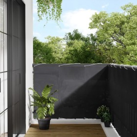 vidaXL Balkon-Sichtschutz Anthrazit 120x800 cm 100 % Polyester-Oxford