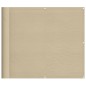vidaXL Balkon-Sichtschutz Beige 90x700 cm 100 % Polyester-Oxford vidaXL Balkon-Sichtschutz Beige 90x700 cm 100 % Polyester-Oxford