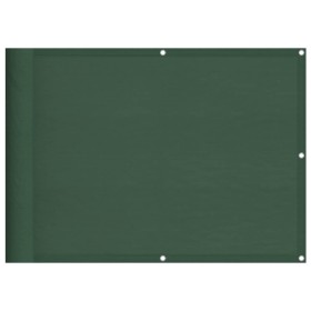 vidaXL Balkon-Sichtschutz Dunkelgrün 75x800 cm 100 % Polyester-Oxford