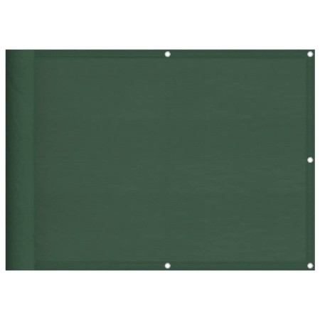 vidaXL Balkon-Sichtschutz Dunkelgrün 75x800 cm 100 % Polyester-Oxford