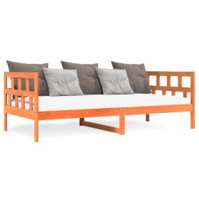 vidaXL Tagesbett Wachsbraun 90x200 cm Massivholz Kiefer