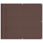 vidaXL Balkon-Sichtschutz Braun 90x800 cm 100 % Polyester-Oxford vidaXL Balkon-Sichtschutz Braun 90x800 cm 100 % Polyester-Oxford