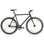 vidaXL Fahrrad mit Festem Gang Schwarz 700c 59 cm vidaXL Fahrrad mit Festem Gang Schwarz 700c 59 cm