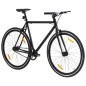 vidaXL Fahrrad mit Festem Gang Schwarz 700c 59 cm vidaXL Fahrrad mit Festem Gang Schwarz 700c 59 cm