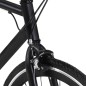 vidaXL Fahrrad mit Festem Gang Schwarz 700c 59 cm vidaXL Fahrrad mit Festem Gang Schwarz 700c 59 cm