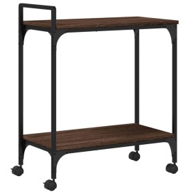 vidaXL Küchenwagen Braun Eichen-Optik 60,5x31x72,5 cm Holzwerkstoff