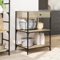 vidaXL Küchenwagen Sonoma-Eiche 60x48x89,5 cm Holzwerkstoff vidaXL Küchenwagen Sonoma-Eiche 60x48x89,5 cm Holzwerkstoff