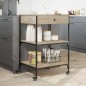 vidaXL Küchenwagen Sonoma-Eiche 60x48x89,5 cm Holzwerkstoff vidaXL Küchenwagen Sonoma-Eiche 60x48x89,5 cm Holzwerkstoff
