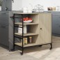 vidaXL Küchenwagen Sonoma-Eiche 87,5x38,5x84,5 cm Holzwerkstoff vidaXL Küchenwagen Sonoma-Eiche 87,5x38,5x84,5 cm Holzwerkstoff