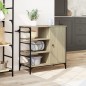 vidaXL Küchenwagen Sonoma-Eiche 87,5x38,5x84,5 cm Holzwerkstoff vidaXL Küchenwagen Sonoma-Eiche 87,5x38,5x84,5 cm Holzwerkstoff