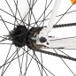 vidaXL Fahrrad mit Festem Gang Weiß und Orange 700c 51 cm vidaXL Fahrrad mit Festem Gang Weiß und Orange 700c 51 cm