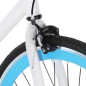 vidaXL Fahrrad mit Festem Gang Weiß und Blau 700c 51 cm vidaXL Fahrrad mit Festem Gang Weiß und Blau 700c 51 cm