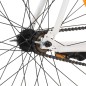 vidaXL Fahrrad mit Festem Gang Weiß und Blau 700c 51 cm vidaXL Fahrrad mit Festem Gang Weiß und Blau 700c 51 cm