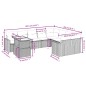 vidaXL 10-tlg. Garten-Sofagarnitur mit Kissen Schwarz Poly Rattan vidaXL 10-tlg. Garten-Sofagarnitur mit Kissen Schwarz Poly Rattan