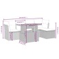 vidaXL 6-tlg. Garten-Sofagarnitur mit Kissen Schwarz Poly Rattan vidaXL 6-tlg. Garten-Sofagarnitur mit Kissen Schwarz Poly Rattan