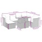 vidaXL 8-tlg. Garten-Sofagarnitur mit Kissen Schwarz Poly Rattan vidaXL 8-tlg. Garten-Sofagarnitur mit Kissen Schwarz Poly Rattan