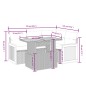 vidaXL 5-tlg. Garten-Sofagarnitur mit Kissen Schwarz Poly Rattan vidaXL 5-tlg. Garten-Sofagarnitur mit Kissen Schwarz Poly Rattan