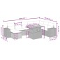 vidaXL 9-tlg. Garten-Sofagarnitur mit Kissen Schwarz Poly Rattan vidaXL 9-tlg. Garten-Sofagarnitur mit Kissen Schwarz Poly Rattan