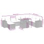 vidaXL 9-tlg. Garten-Sofagarnitur mit Kissen Schwarz Poly Rattan vidaXL 9-tlg. Garten-Sofagarnitur mit Kissen Schwarz Poly Rattan