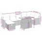 vidaXL 8-tlg. Garten-Sofagarnitur mit Kissen Schwarz Poly Rattan vidaXL 8-tlg. Garten-Sofagarnitur mit Kissen Schwarz Poly Rattan
