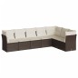 vidaXL 7-tlg. Garten-Sofagarnitur mit Kissen Braun Poly Rattan vidaXL 7-tlg. Garten-Sofagarnitur mit Kissen Braun Poly Rattan
