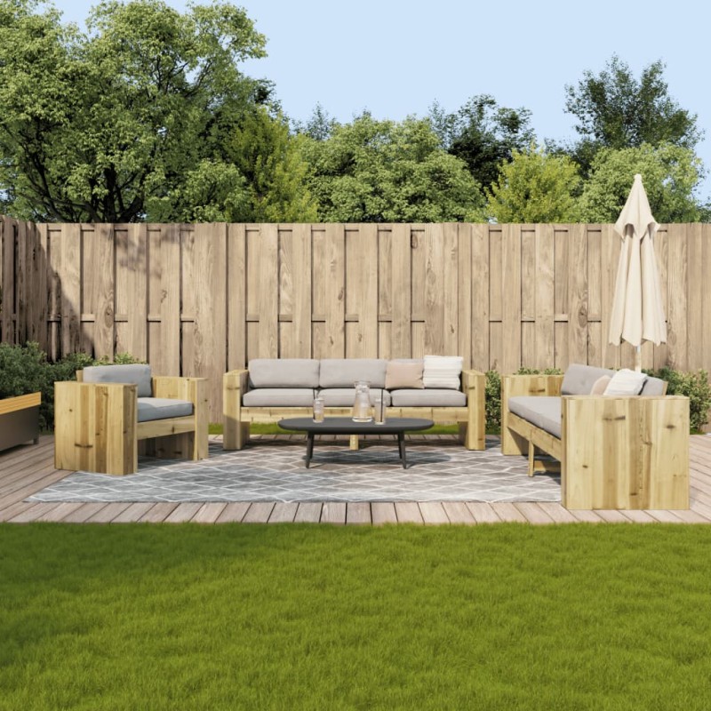 vidaXL 2-tlg. Garten-Lounge-Set Kiefernholz Imprägniert vidaXL 2-tlg. Garten-Lounge-Set Kiefernholz Imprägniert