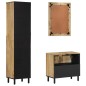 vidaXL 3-tlg. Badmöbel-Set Massivholz Mango vidaXL 3-tlg. Badmöbel-Set Massivholz Mango