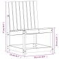 vidaXL 3-tlg. Garten-Lounge-Set Massivholz Douglasie vidaXL 3-tlg. Garten-Lounge-Set Massivholz Douglasie