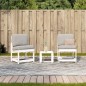 vidaXL 3-tlg. Garten-Lounge-Set Weiß Massivholz Kiefer vidaXL 3-tlg. Garten-Lounge-Set Weiß Massivholz Kiefer