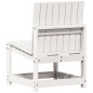 vidaXL 3-tlg. Garten-Lounge-Set Weiß Massivholz Kiefer vidaXL 3-tlg. Garten-Lounge-Set Weiß Massivholz Kiefer