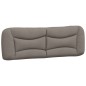 vidaXL Bettgestell mit LED Taupe 160x200 cm Stoff vidaXL Bettgestell mit LED Taupe 160x200 cm Stoff