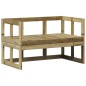 vidaXL 2-in-1 Gartensofa Verlängerbar Imprägniertes Kiefernholz vidaXL 2-in-1 Gartensofa Verlängerbar Imprägniertes Kiefernholz