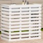 vidaXL Gartenbar Weiß 113,5x50x103 cm Massivholz Kiefer vidaXL Gartenbar Weiß 113,5x50x103 cm Massivholz Kiefer