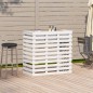 vidaXL Gartenbar Weiß 113,5x50x103 cm Massivholz Kiefer vidaXL Gartenbar Weiß 113,5x50x103 cm Massivholz Kiefer