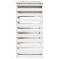 vidaXL Gartenbar Weiß 113,5x50x103 cm Massivholz Kiefer vidaXL Gartenbar Weiß 113,5x50x103 cm Massivholz Kiefer
