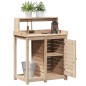 vidaXL Pflanztisch mit Ablagen 82,5x50x109,5 cm Massivholz Kiefer vidaXL Pflanztisch mit Ablagen 82,5x50x109,5 cm Massivholz Kiefer